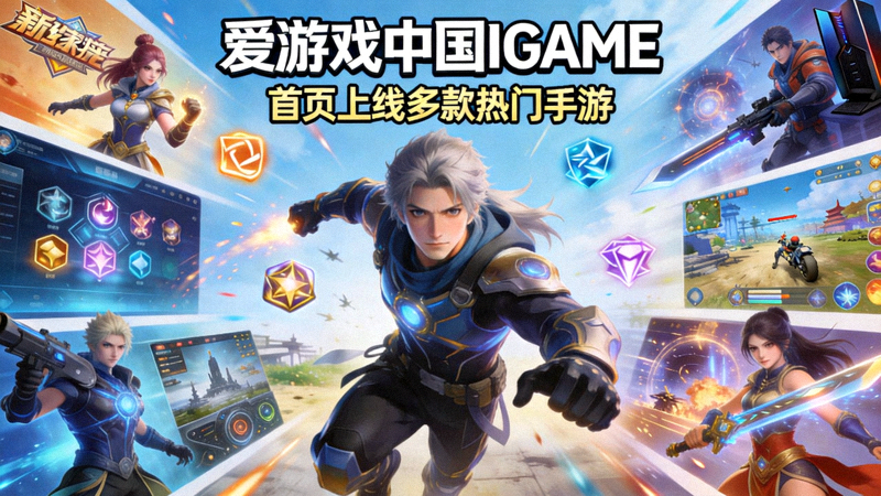 爱游戏中国IGAME首页上线多款热门手游宣传图