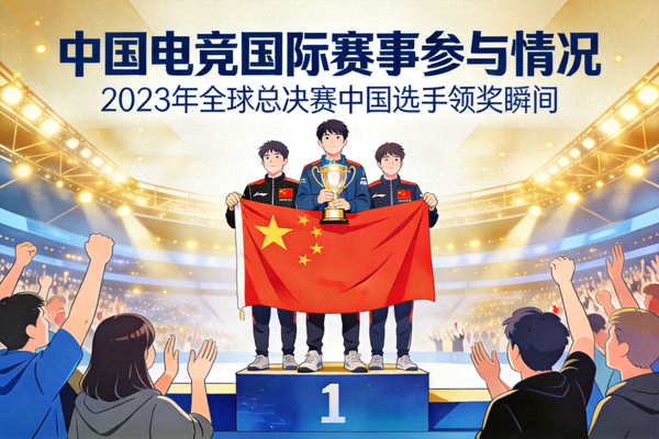 中国电竞国际赛事参与情况分析配图 - 中国选手在国际赛场领奖