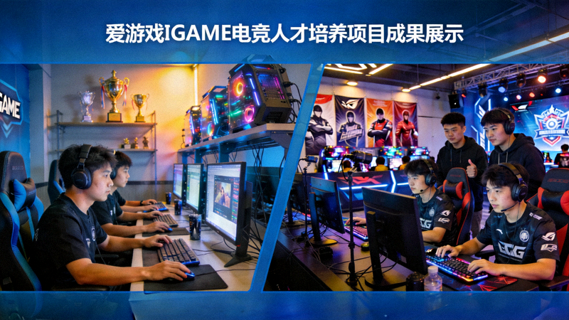 爱游戏IGAME电竞人才培养项目成果展示 - 学员训练与比赛瞬间