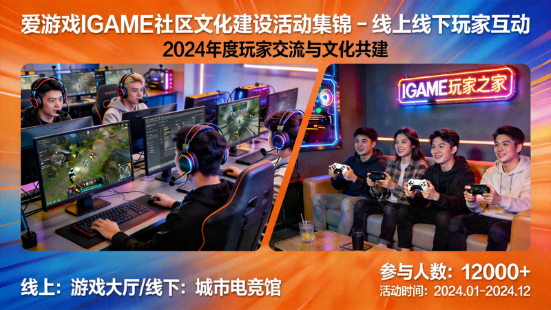 爱游戏IGAME社区文化建设活动集锦 - 线上线下玩家互动