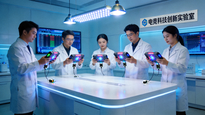 电竞科技创新实验室 - 研究人员正在测试新设备