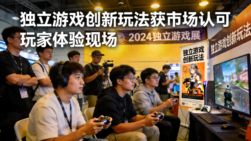 独立游戏创新玩法获得市场认可新闻配图 - 独立游戏展位与玩家体验