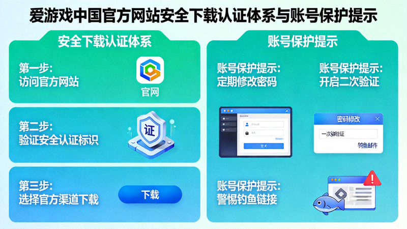爱游戏中国官方网站安全下载认证体系与账号保护提示图