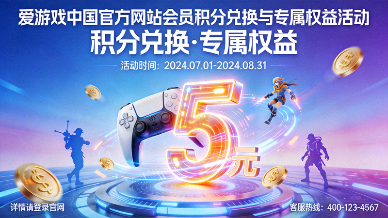 爱游戏中国官方网站会员积分兑换与专属权益活动主视觉图