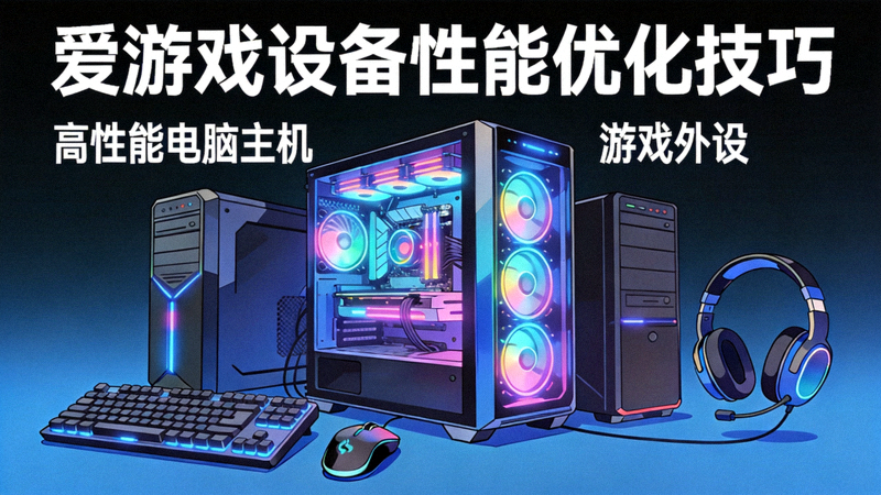 爱游戏设备性能优化技巧配图 - 高性能电脑主机与游戏外设