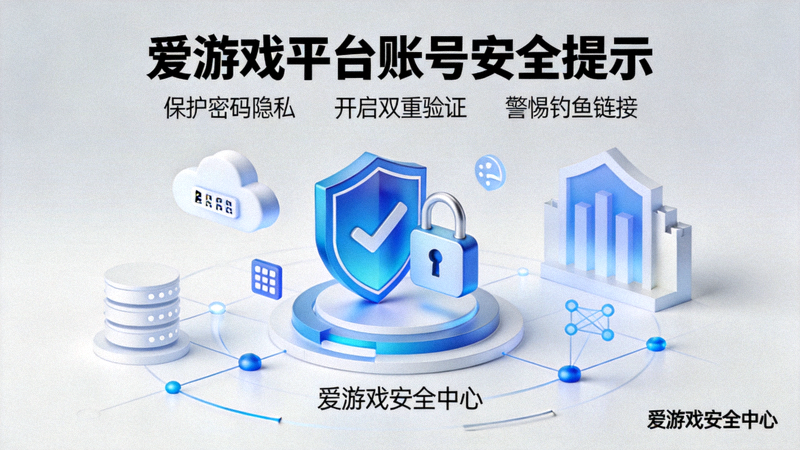 爱游戏平台账号安全提示配图 - 数字安全与防护概念画面