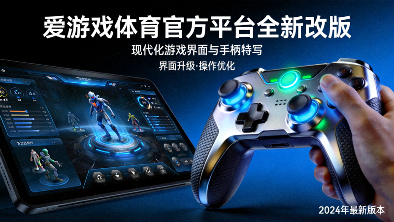 爱游戏体育官方平台全新改版报道配图 - 现代化游戏界面与手柄特写