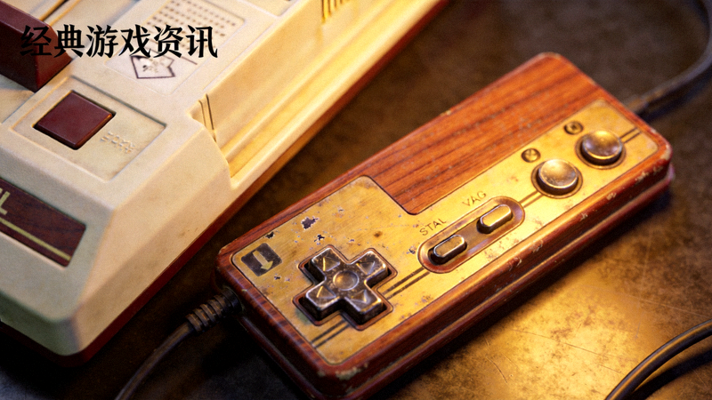 中文关键词游戏资讯专题配图 - 复古游戏机与手柄静物特写